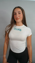 Custom Hand Beaded Baby Tee (NAME ONLY)