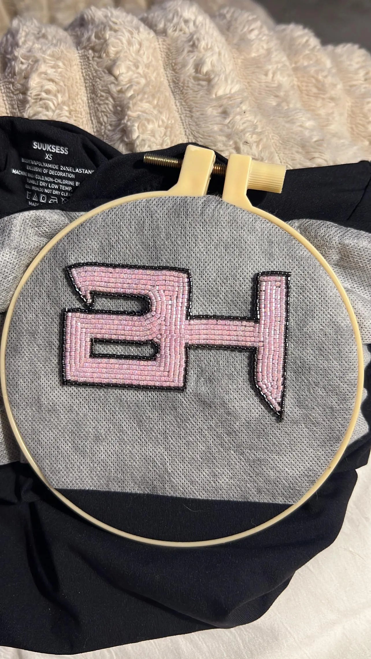 Custom Hand Beaded SUUKSESS Tank Top (LOGO & DESIGN)