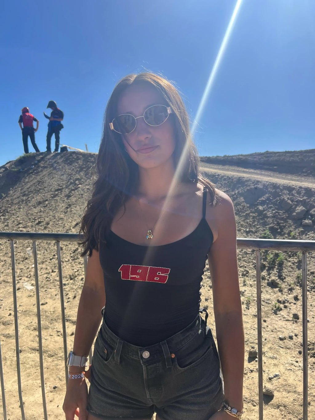 Custom Hand Beaded SUUKSESS Tank Top (NUMBER ONLY)