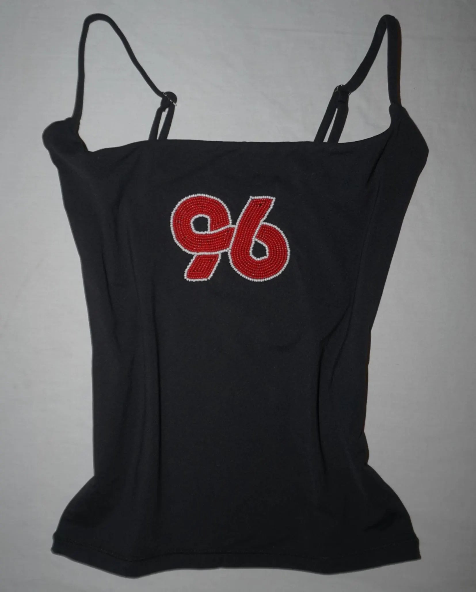 Custom Hand Beaded SUUKSESS Tank Top (NUMBER ONLY)