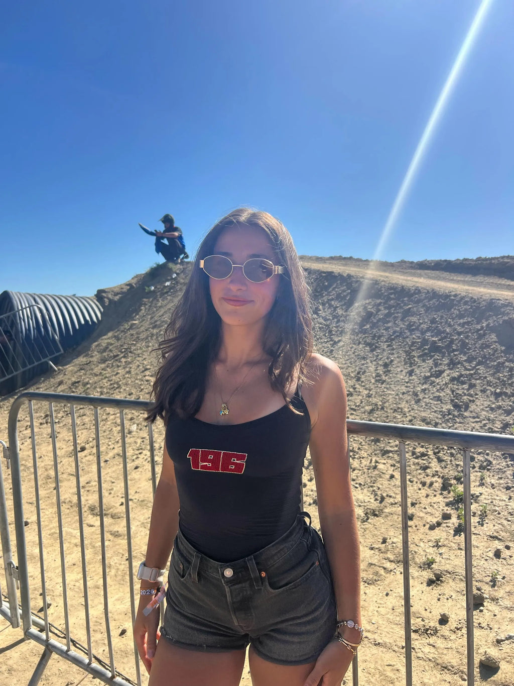 Custom Hand Beaded SUUKSESS Tank Top (NUMBER ONLY)